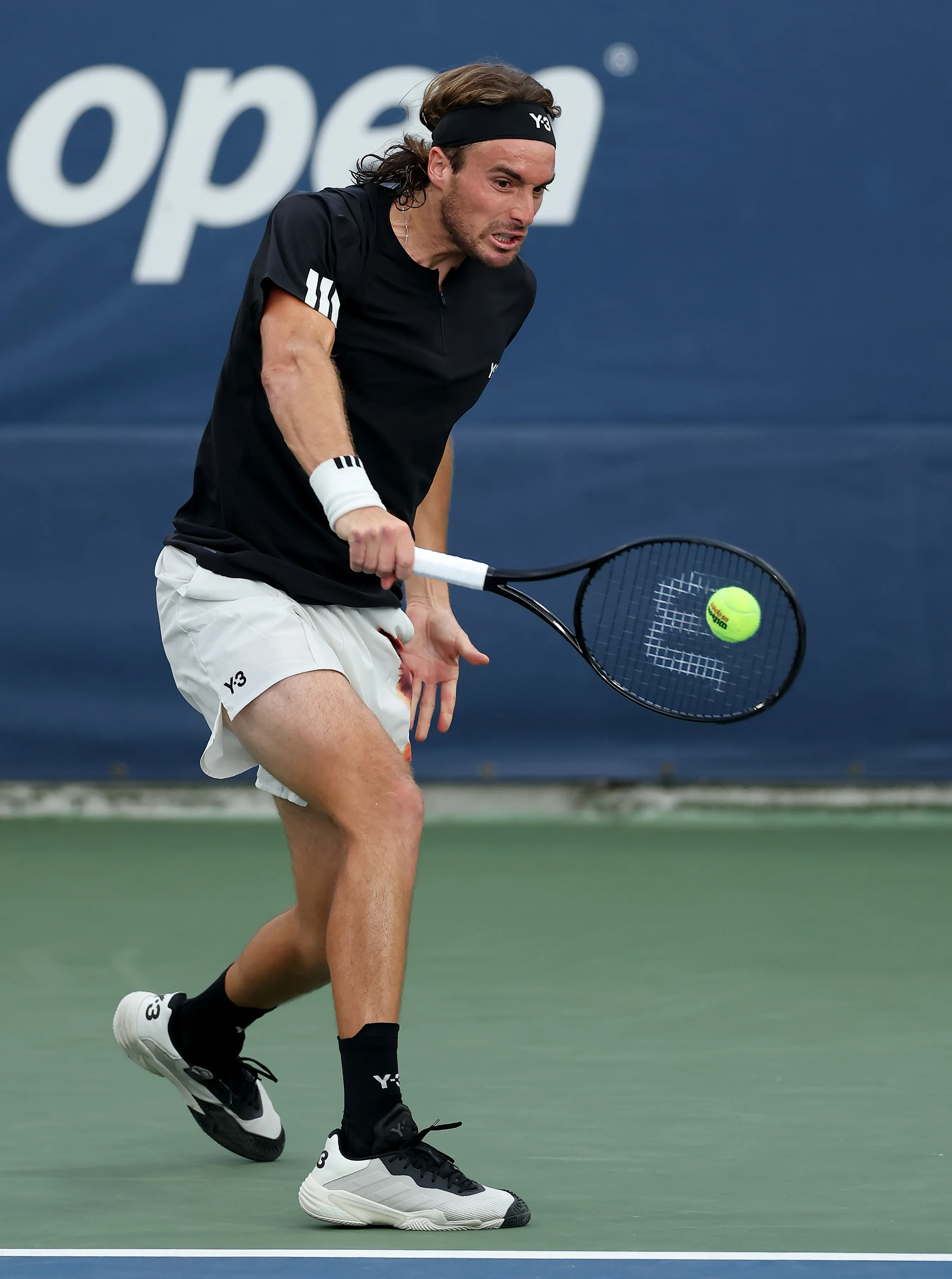 Tsitsipas en el último US Open, donde cayó en segunda ronda ante Altmaier. (Foto: Getty).