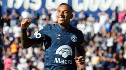 Sebastián Villa, delantero colombiano de Independiente Rivadavia.