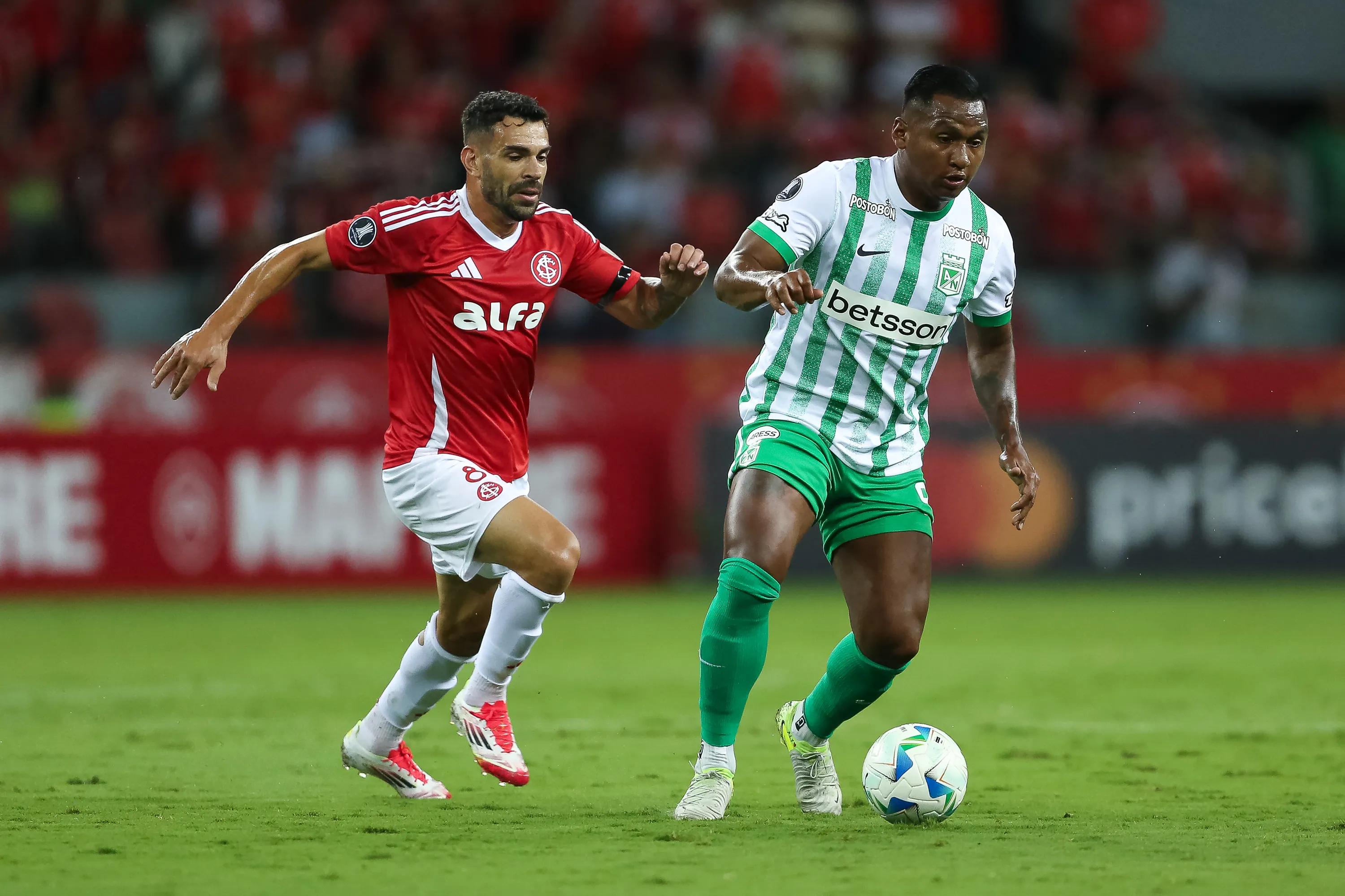 Alfredo Morelos en Atlético Nacional de Medellín. (Getty Images)