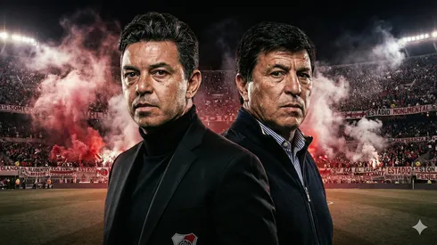 Marcelo Gallardo y Daniel Passarella.