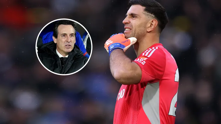 Unai Emery fue sarcástico con la situación de Dibu Martínez