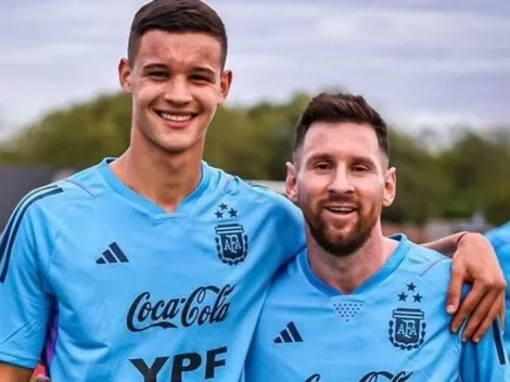 Los elogios de Messi a Valentín Carboni antes de ser el primer refuerzo de Racing: "Es un jugador diferente"