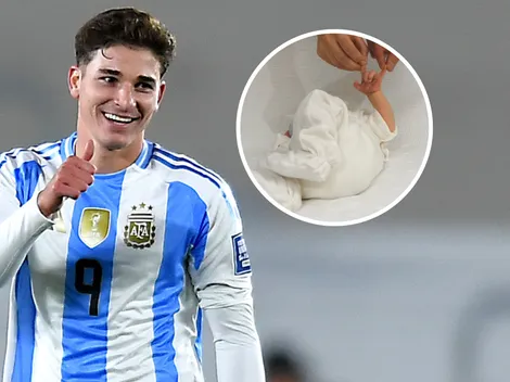 La reacción de los jugadores de la Selección Argentina al nacimiento de Amadeo, el hijo de Julián Álvarez y Emilia Ferrero
