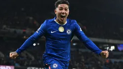 Enzo Fernández, tras anotar el gol agónico en Chelsea ante Manchester City.