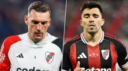 Franco Armani y Marcos Acuña, referentes de River.