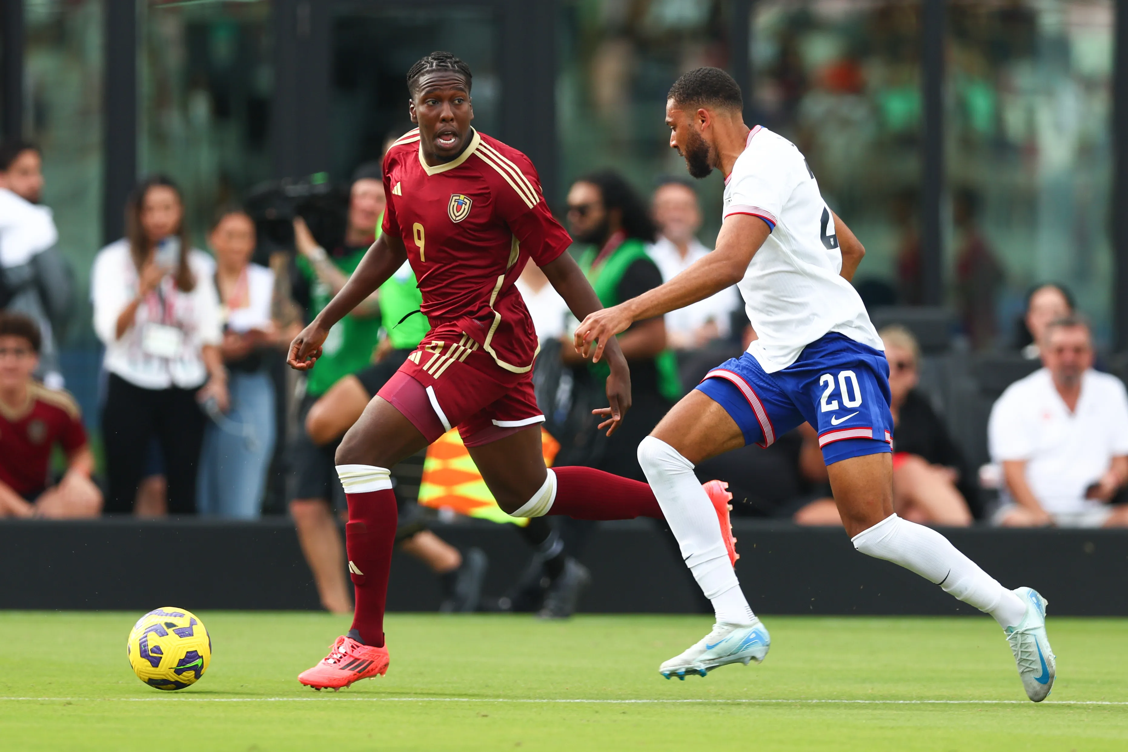 Jan Hurtado con la Selección de Venezuela. (Getty Images)