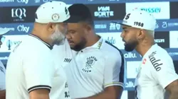 Tensión en la presentación de Gabigol.