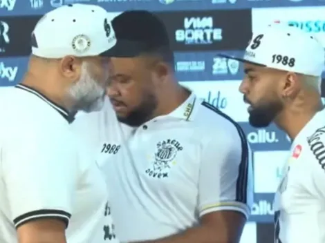 La barra de Santos apretó a Gabigol en plena conferencia de prensa
