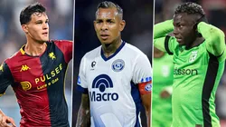 Valentín Carboni, Sebastián Villa y Marino Hinestroza.