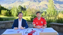 Matías Viña fue presentado en River.