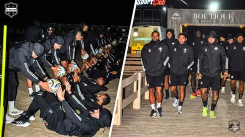 Deportivo Riestra realiza una intensa pretemporada en Pinamar. (Fotos de Prensa Riestra).