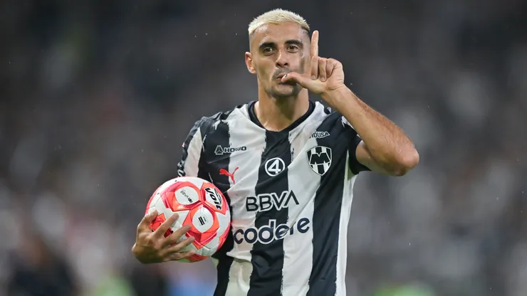 Germán Berterame, delantero argentino de Rayados de Monterrey.