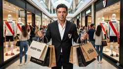 Gallardo sigue yendo al shopping a reventar la tarjeta de River y no se da cuenta de que esa fórmula fracasó