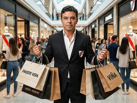 Gallardo sigue yendo al shopping a reventar la tarjeta de River y no se da cuenta de que esa fórmula fracasó