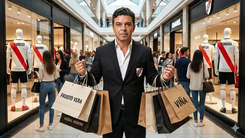 Gallardo sigue yendo al shopping a reventar la tarjeta de River y no se da cuenta de que esa fórmula fracasó