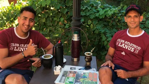 Matías Ibáñez junto a José Sand.