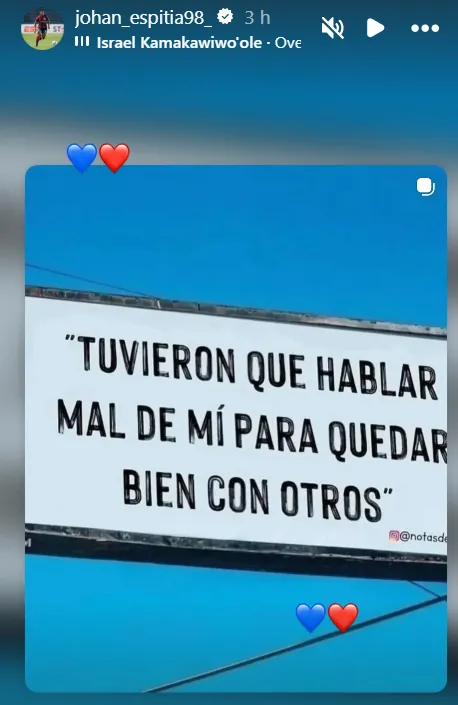 Un nuevo posteo de Jhohan Romaña en Instagram.