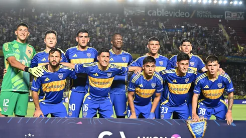 El equipo titular de Boca ante Argentino de Monte Maíz.