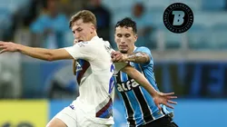 Santino Andino en un partido de Godoy Cruz.