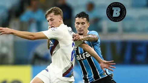 Santino Andino en un partido de Godoy Cruz.