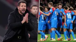 Diego Simeone dijo que con Mateu Alemany están buscando refuerzos para el Atlético de Madrid.