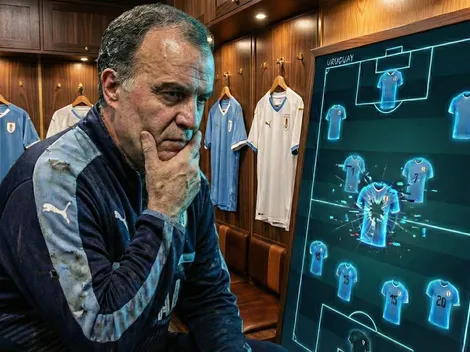Marcelo Bielsa puede perder a una figura de la Selección de Uruguay para el Mundial 2026 por una grave lesión
