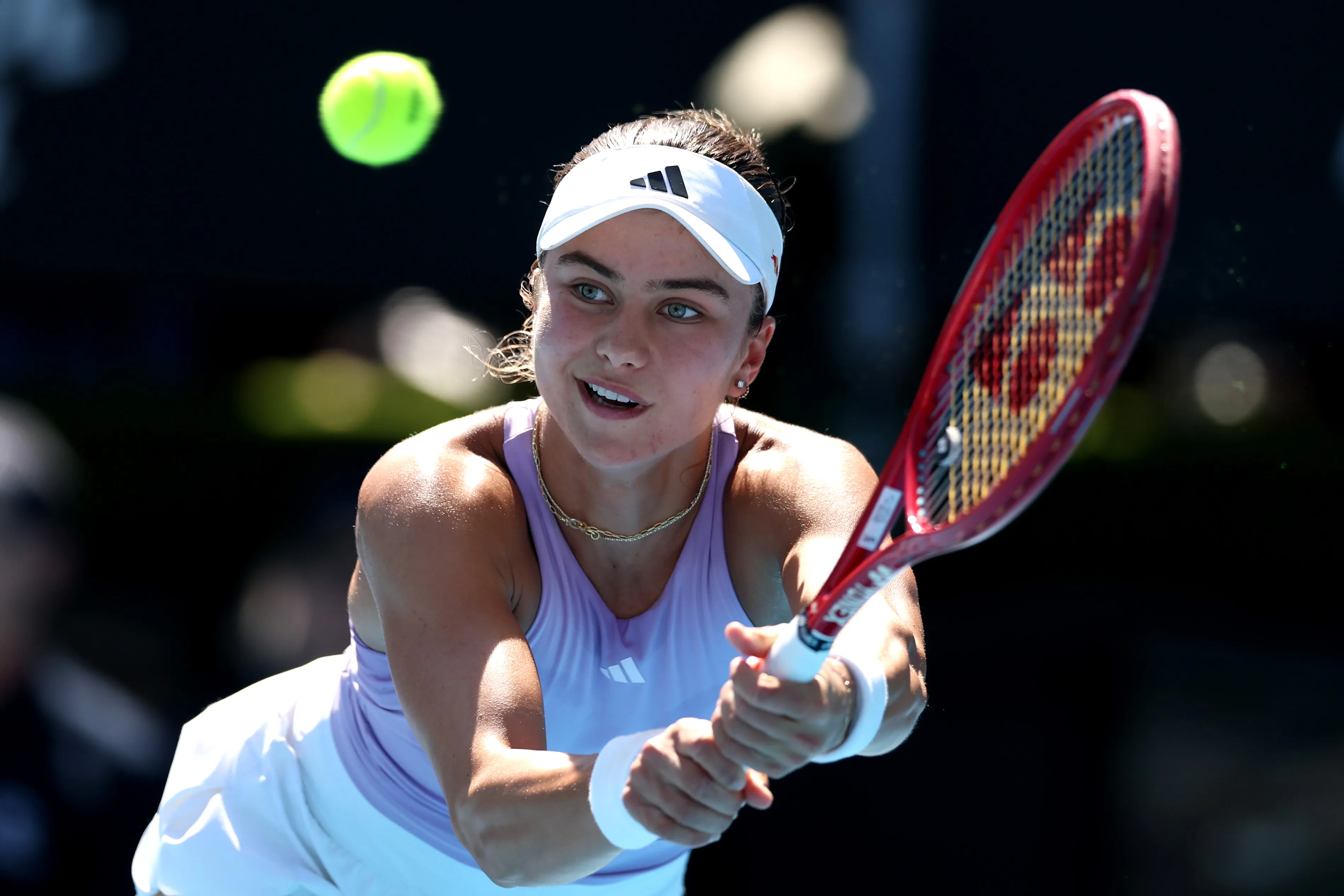 Iva Jovic será cabeza de serie por primera vez en un Grand Slam. (Getty).