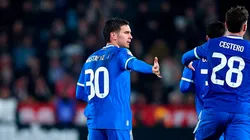 Franco Mastantuono empató ante Albacete.