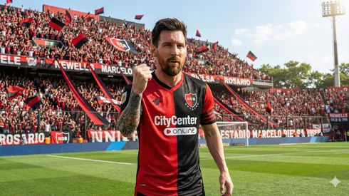 lionel messi con la camiseta de Newell's
