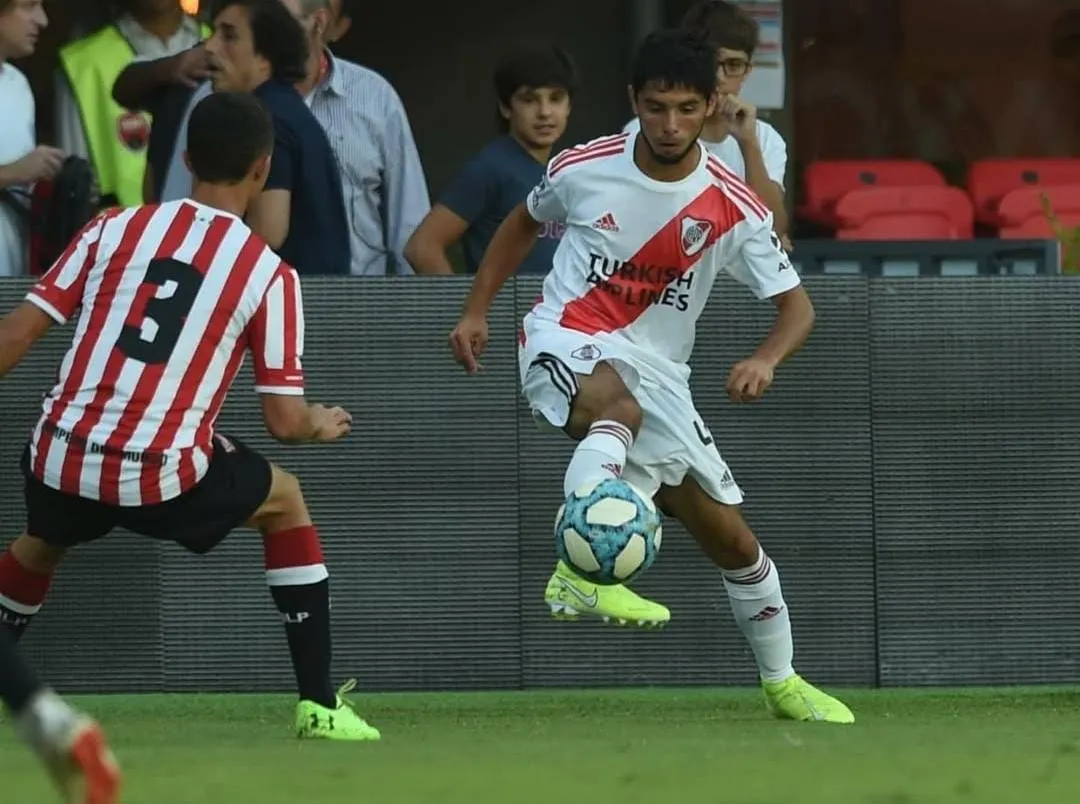 Luciano Vera en su paso por River. (Foto: Luciano Vera).