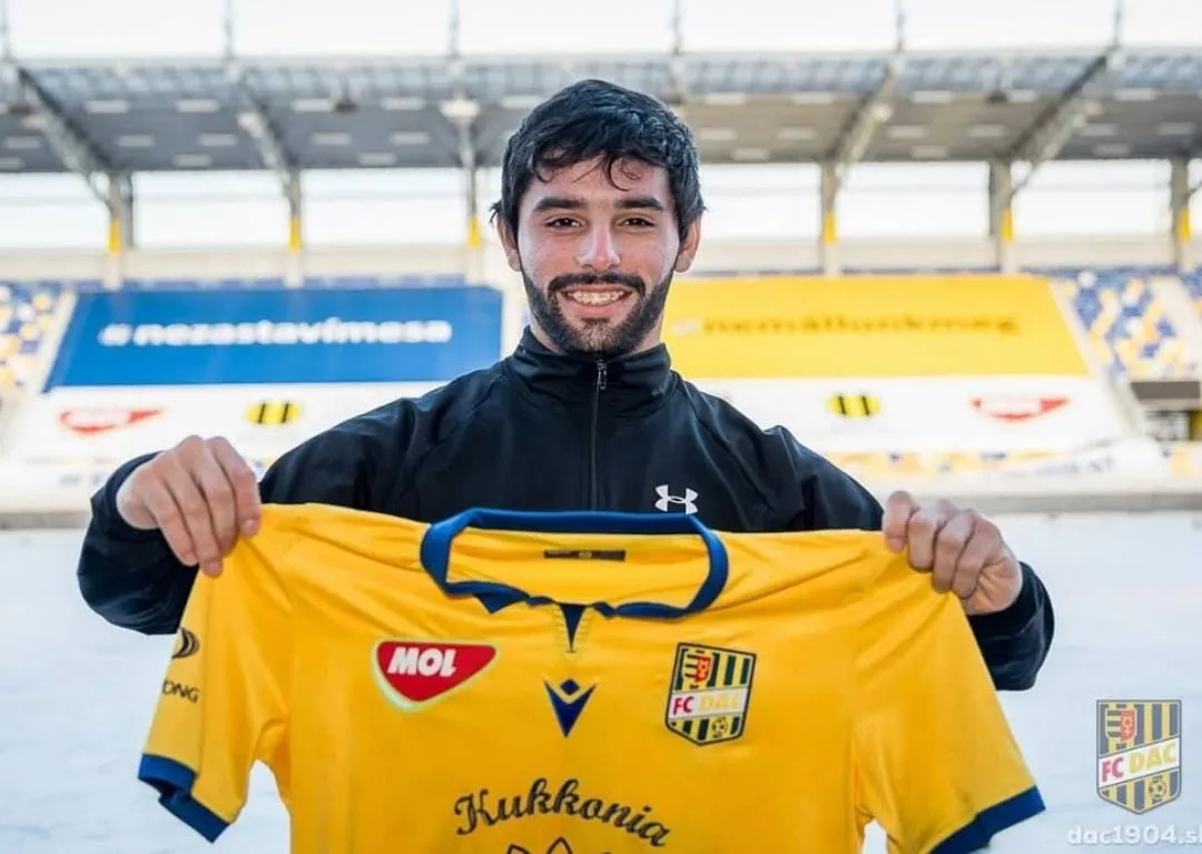 Luciano Vera en el DAC Dunajska Streda. (Foto: DAC Dunajska Streda).