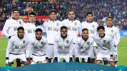 Los jugadores de la Selección de Bolivia.
