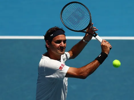 A sus 44 años, Roger Federer volvió a jugar en la central del Abierto de Australia