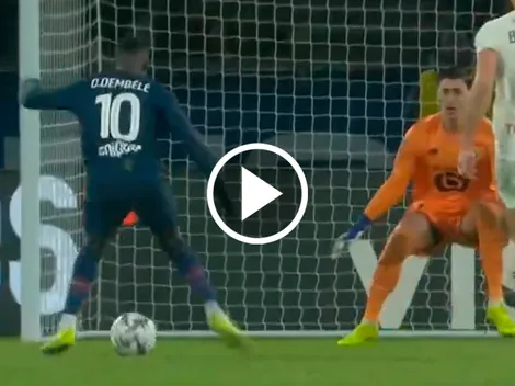 El infernal golazo de Ousmane Dembélé en PSG vs. Lille que pide Premio Puskas