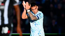 Lautaro Martínez celebra el 1-0 de Inter ante Udinese.