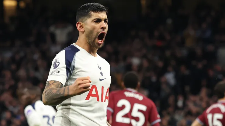 Golazo de cabeza del Cuti Romero para el 1-1 de Tottenham