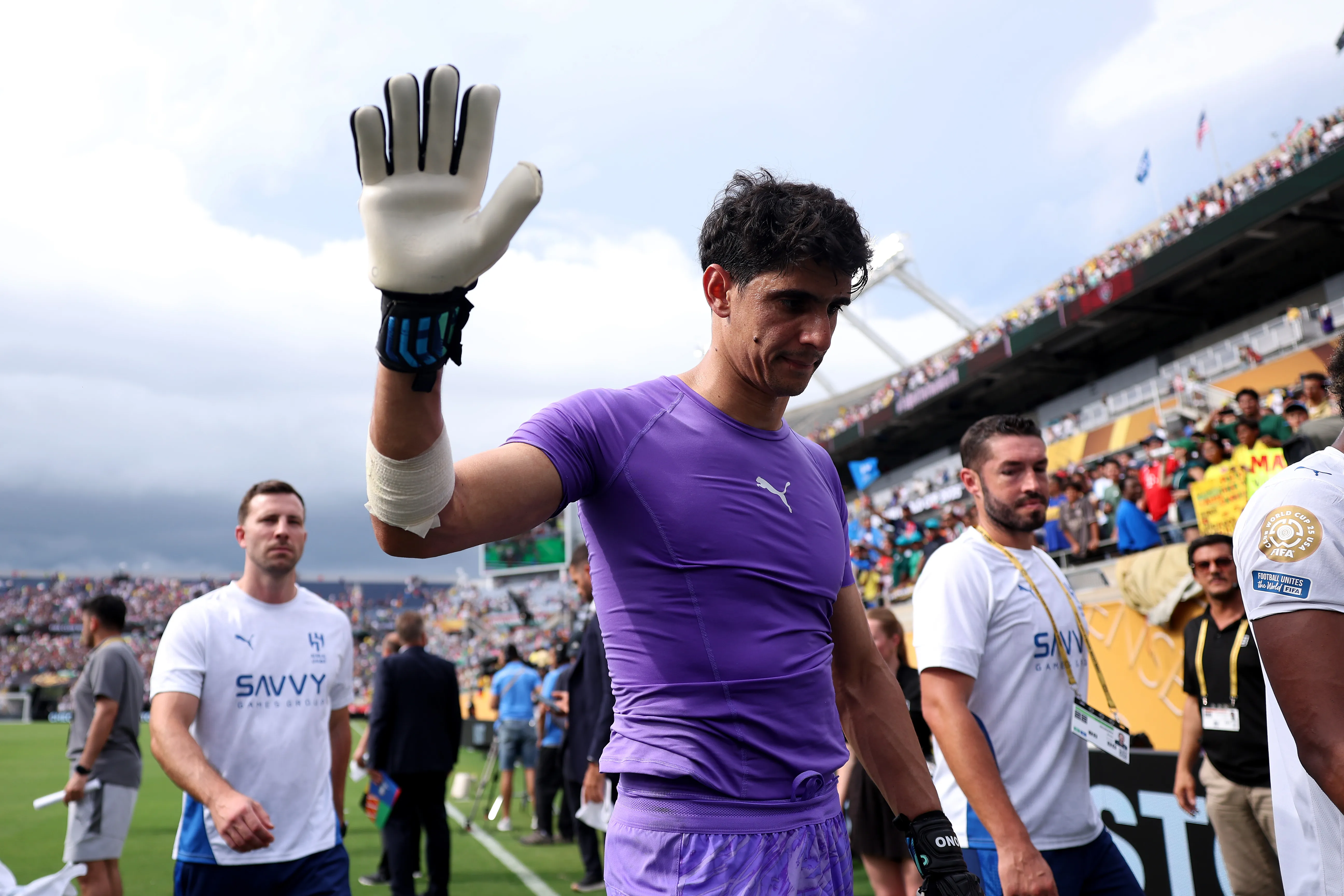 El arquero de Al Hilal destaca con Marruecos en la Copa Africana. (Getty)