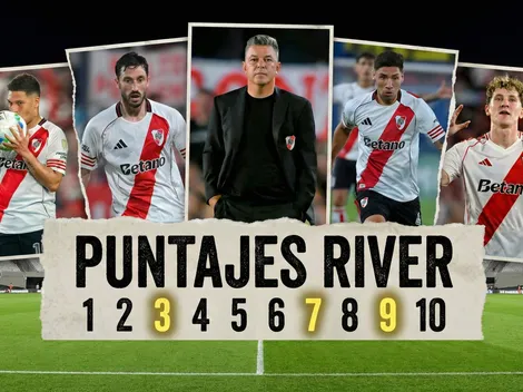 Jugador por jugador de River vs. Peñarol: Quintero, Beltrán y Subiabre en el top