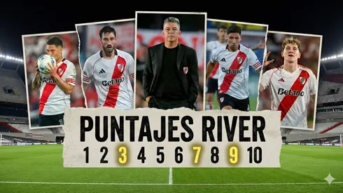 Jugador por jugador de River vs. Peñarol: Quintero, Beltrán y Subiabre en el top