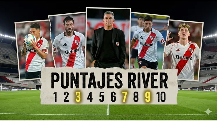 Jugador por jugador de River vs. Peñarol: Quintero, Beltrán y Subiabre en el top
