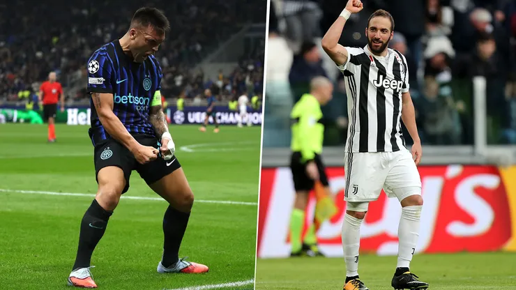 Lautaro Martínez llegó a los 126 goles en la Serie A y superó la marca de 125 de Gonzalo Higuaín.