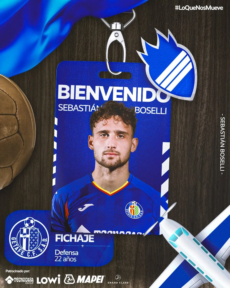 Boselli fue presentado en Getafe. (Foto: Prensa Getafe).