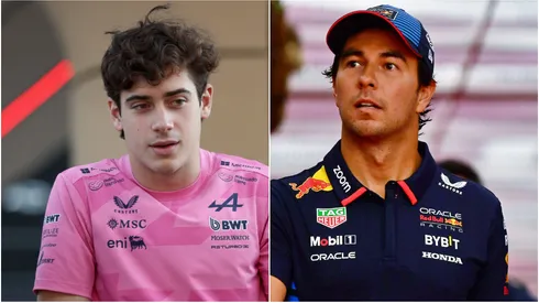 Franco Colapinto y Checo Pérez
