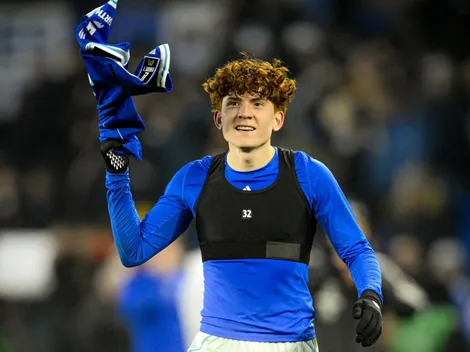 El picante gesto del Colo Barco contra un rival tras quedarse con el clásico entre Racing de Estrasburgo y Metz