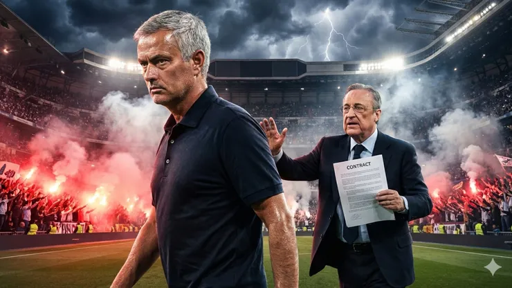 Mourinho descartó una negociación con Florentino Pérez para ser DT de Real Madrid.