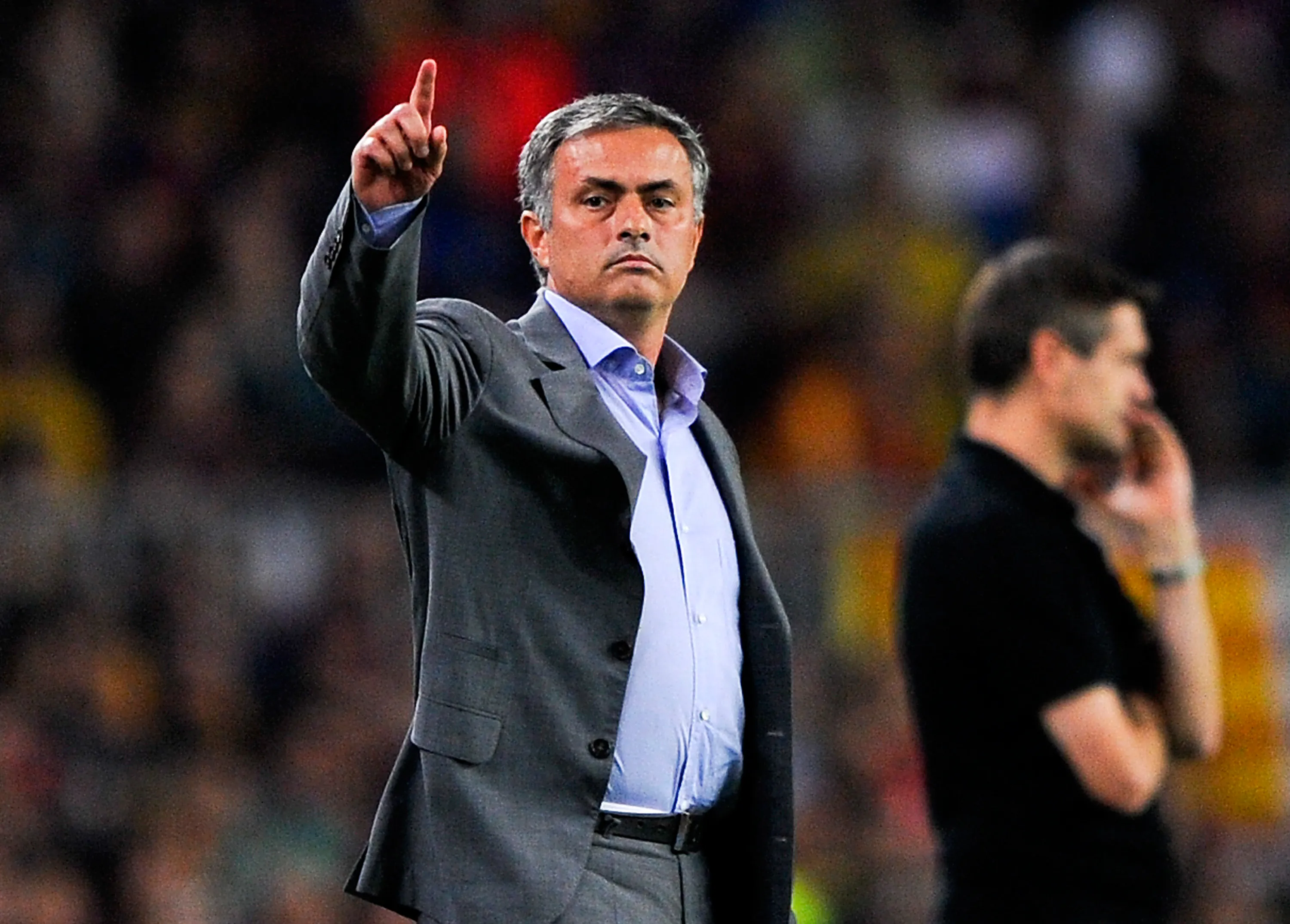 José Mourinho, durante su estadía en Real Madrid. (Getty Images)