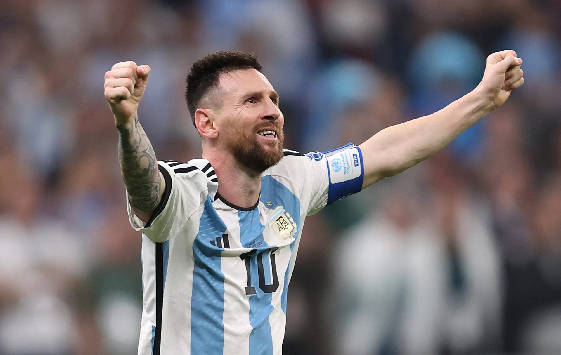 Lionel Messi durante la final entre Argentina y Francia en Qatar 2022. (Getty Images)