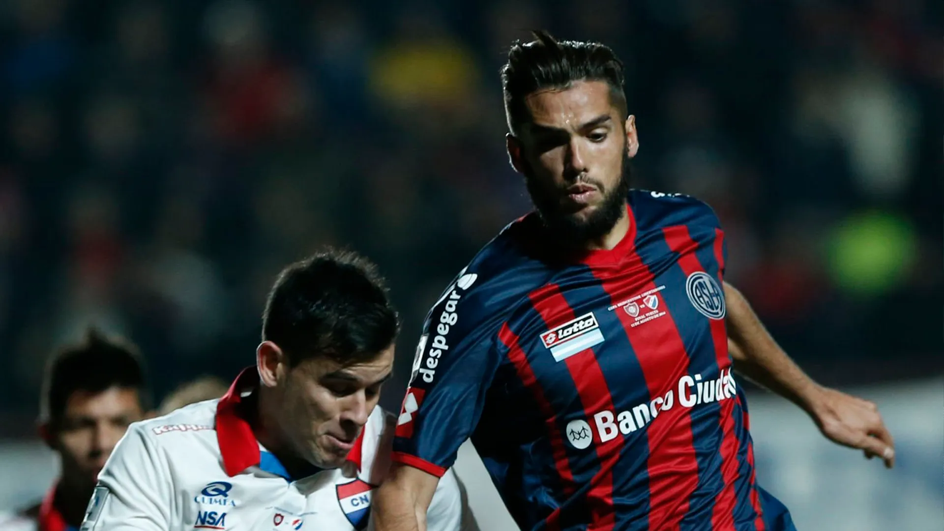 Emmanuel Mas durante la final de la Copa Libertadores, en 2014. (Getty Images)