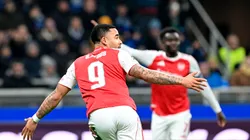 Gabriel Jesús celebra el 1-0 ante Inter.