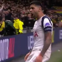 El gol de Cuti Romero en Tottenham vs. Borussia Dortmund por la Champions League